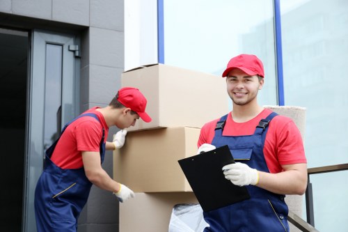 Man and van service operating in Upminsterbridge residential area
