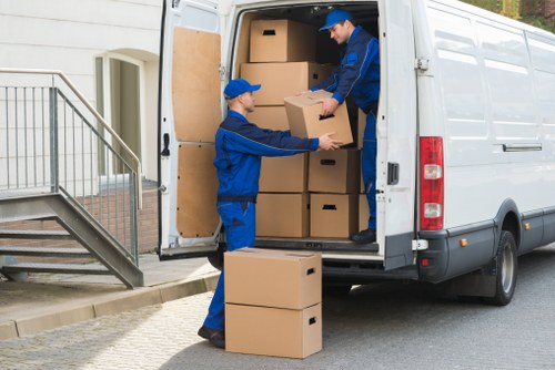 Home relocation support with packing and loading